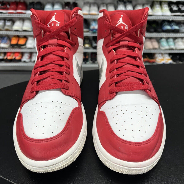 Air‎ Jordan 1 Retro High Silver Medal Mens 10 Nike Red White 332550-6 s-l400.jpg main image 4