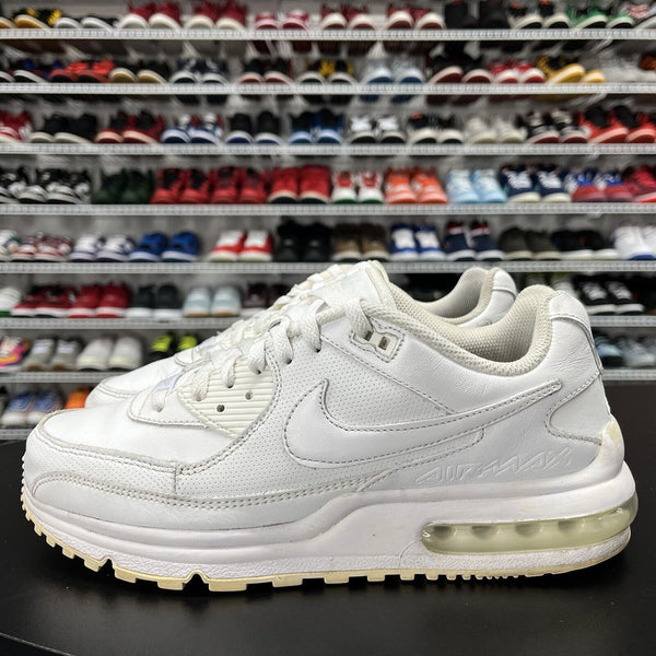 Nike Air Max Wright Running Shoes Triple White 317551-111 Men's