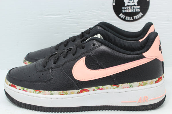Sombra Marchito robo Nike Air Force 1 Low Vintage Floral Black Pink (GS) | Hype Stew Sneakers  Detroit