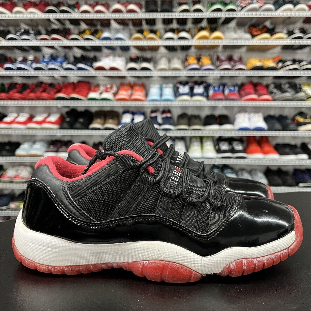 Nike Jordan 11 Retro Low Bred 2015 GS 528896-012 Youth Size 6.5Y No Insoles - Hype Stew Sneakers Detroit