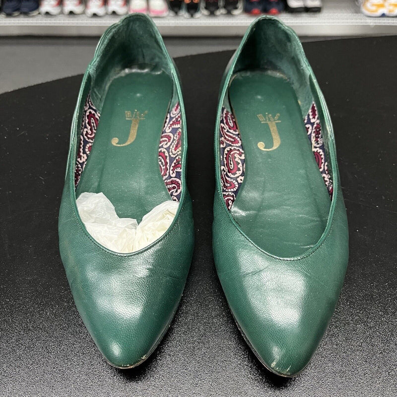 Vintage Jacobsons Women's Dress Shoe Leather Flats Size 7 M - Hype Stew Sneakers Detroit