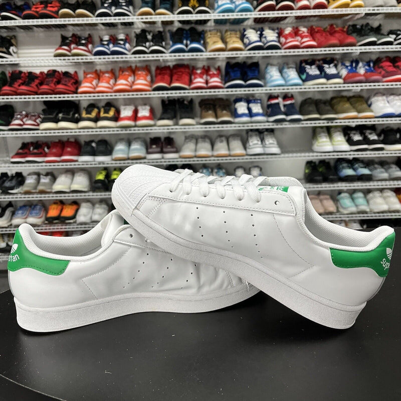 Adidas Superstan White Green FX0468 Men's Size 11 - Hype Stew Sneakers Detroit