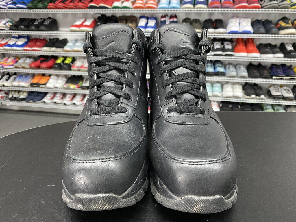 Nike Air Max Goadome ACG Triple Black 2016 Shoe Boot 865031-009 Men's Size 10 - Hype Stew Sneakers Detroit