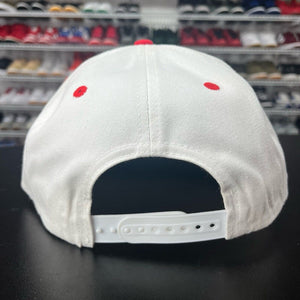 VTG 2000s Adidas Chicago Bulls Retro 80s White Logo Spell Out Snapback Hat - Hype Stew Sneakers Detroit