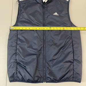 Adidas Puffer Vest Blue White Three Stripes Men's Size Small NWT - Hype Stew Sneakers Detroit