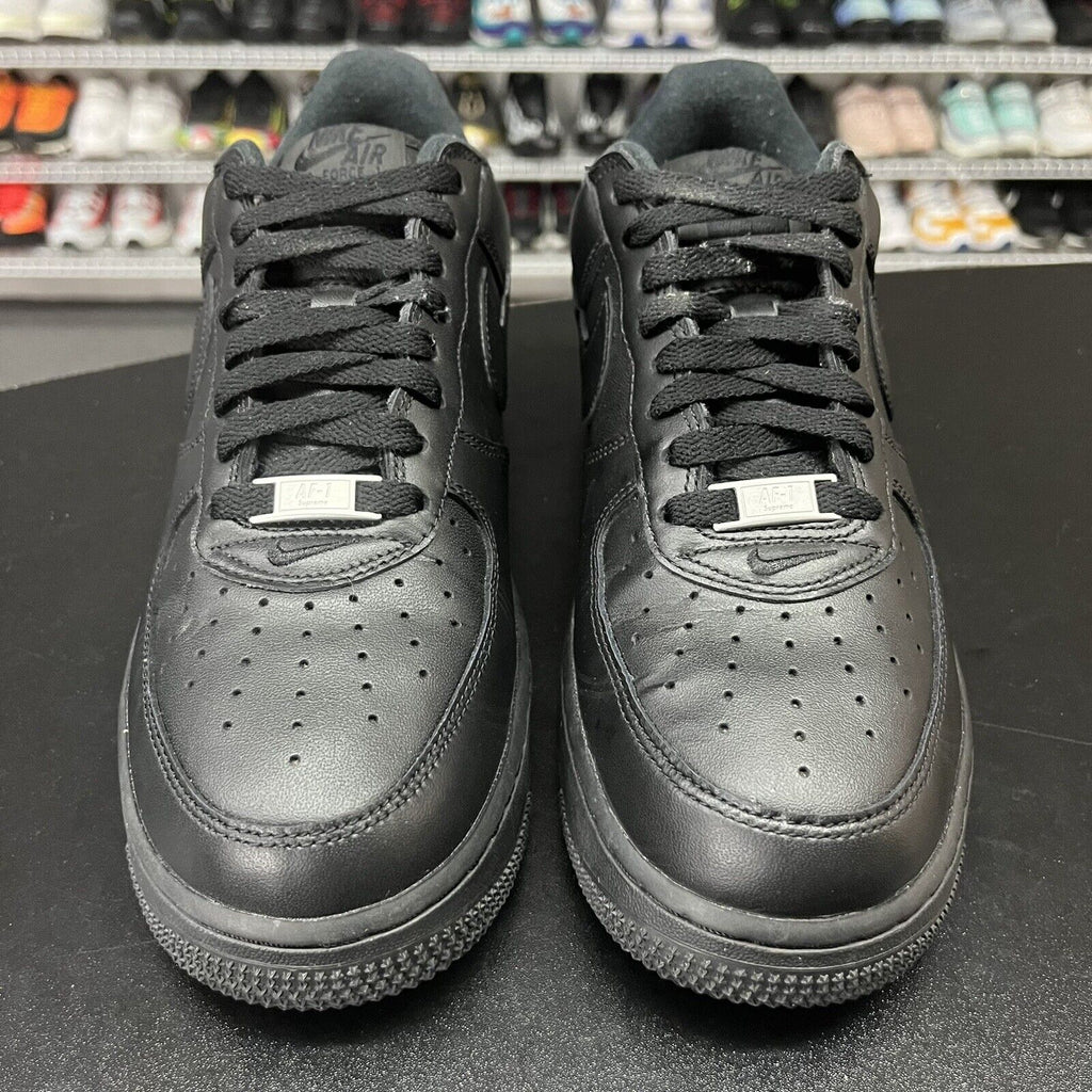 Nike Air Force 1 Low Supreme Black CU9225-001 Men's Size 8 - Hype Stew Sneakers Detroit