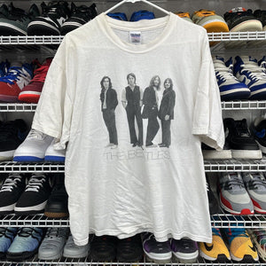 Vintage 2000s Y2K The Beatles Abbey Road White Shirt Size XL - Hype Stew Sneakers Detroit