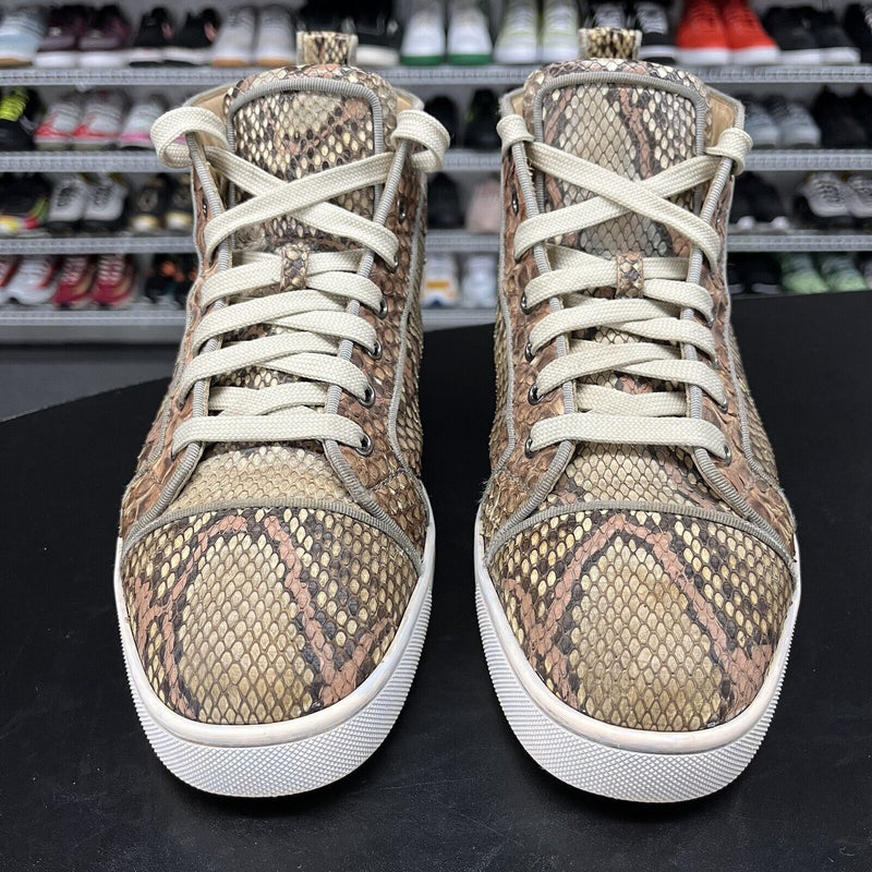 Christian Louboutin Flat Python Sneaker Mens Size US 8 EUR 41