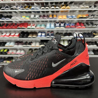 Nike Air Max 270 Black Bright Crimson GS 943345-018 Men's Size 6Y