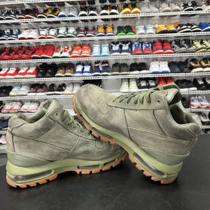 Nike Air Max Goadome ACG 2015 Army Olive Suede 599474-300 Mens Size 8