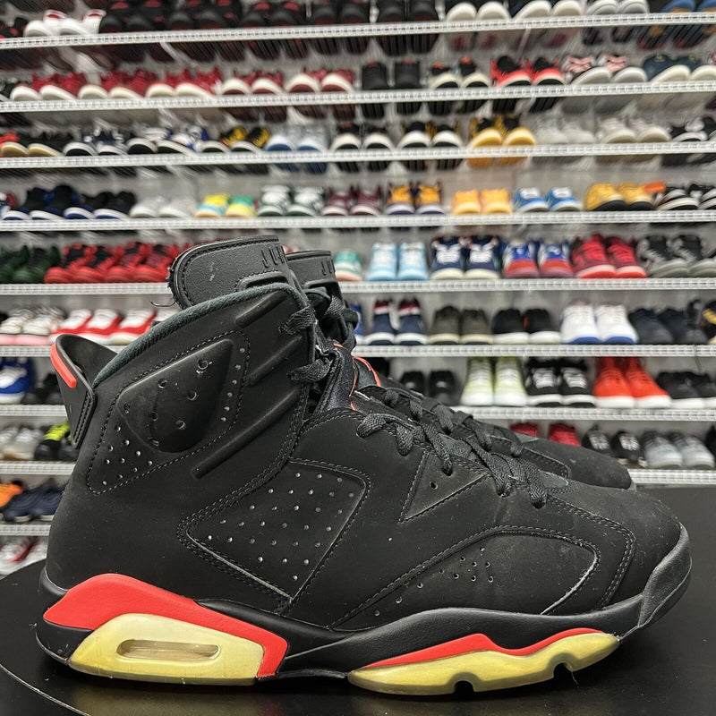 Nike Air Jordan 6 Retro Black Infrared 384664-060 Men's Size 11.5