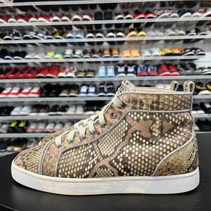 Christian Louboutin Flat Python Sneaker Mens Size US 8 EUR 41