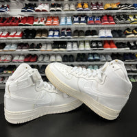 Nike Air Force 1 07 High Triple White GS Shoes 653998-100 Youth Size 4.5Y - Hype Stew Sneakers Detroit