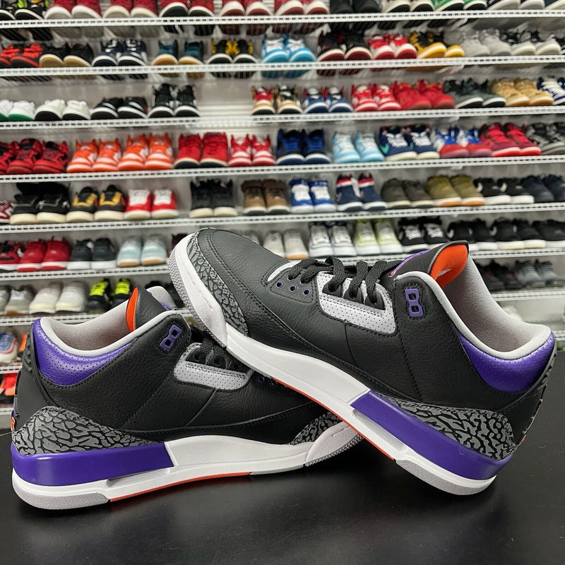 Nike Air Jordan 3 Retro Court Purple Sz 11 CT8532-050 | Item # 1336 Euro Release - Hype Stew Sneakers Detroit