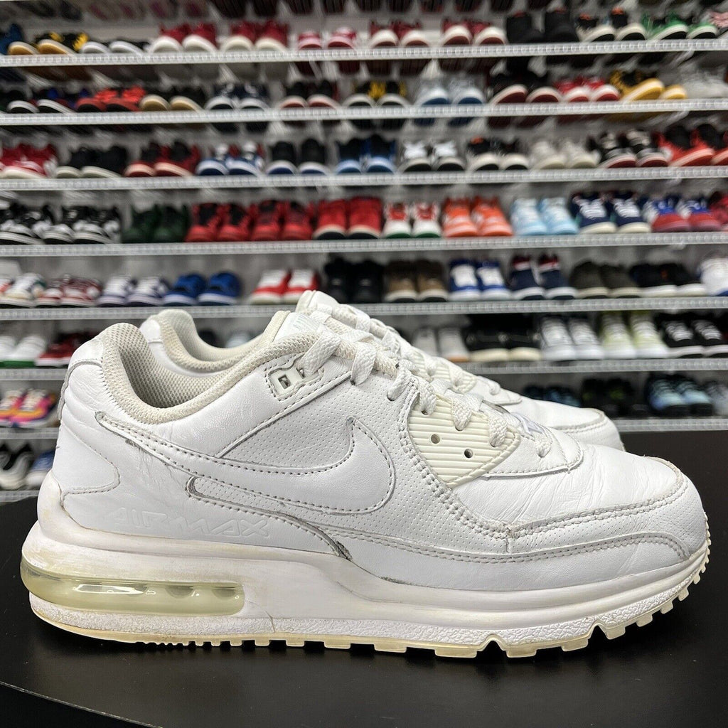 Nike Air Max Wright Running Shoes Triple White 317551-111 Men's Size 9 - Hype Stew Sneakers Detroit