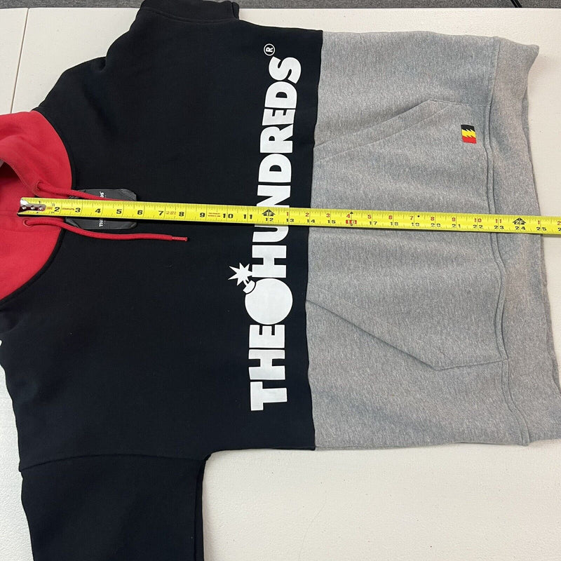 The Hundreds Men's Black Red Gray Hoodie Size S NWT - Hype Stew Sneakers Detroit