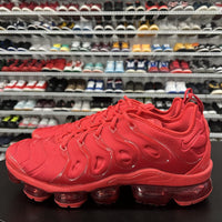 Nike Air Vapormax Plus Triple Red CW6973-600 Men's Size 11.5 No Insoles