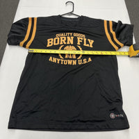 Born Fly Anytown USA Yellow Black Jersey Men's Size S