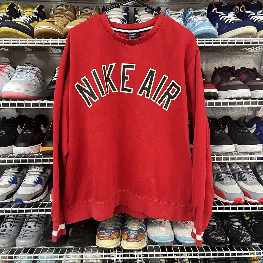 Vtg 2000s Nike Air Color Block Pullover Crewneck And Sweatsuit Set Men Sz L - Hype Stew Sneakers Detroit
