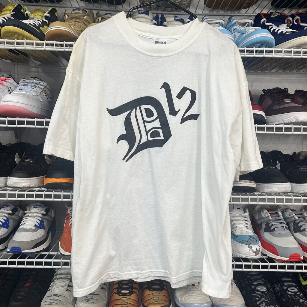 Rare Vtg 2000s Eminem T Shirt D12 Album Release St. Andrews Hall Men Sz XL - Hype Stew Sneakers Detroit
