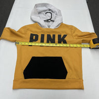 PINK By Victoria's Secret Yellow White Black Hoodie Womens Size Small