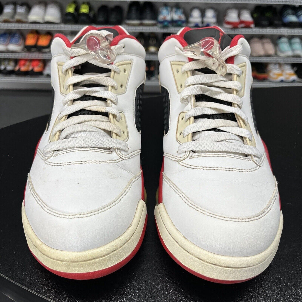 Nike Air Jordan 5 Retro Low Fire Red 2016 819171-101 Men's Size 11 No Insoles - Hype Stew Sneakers Detroit
