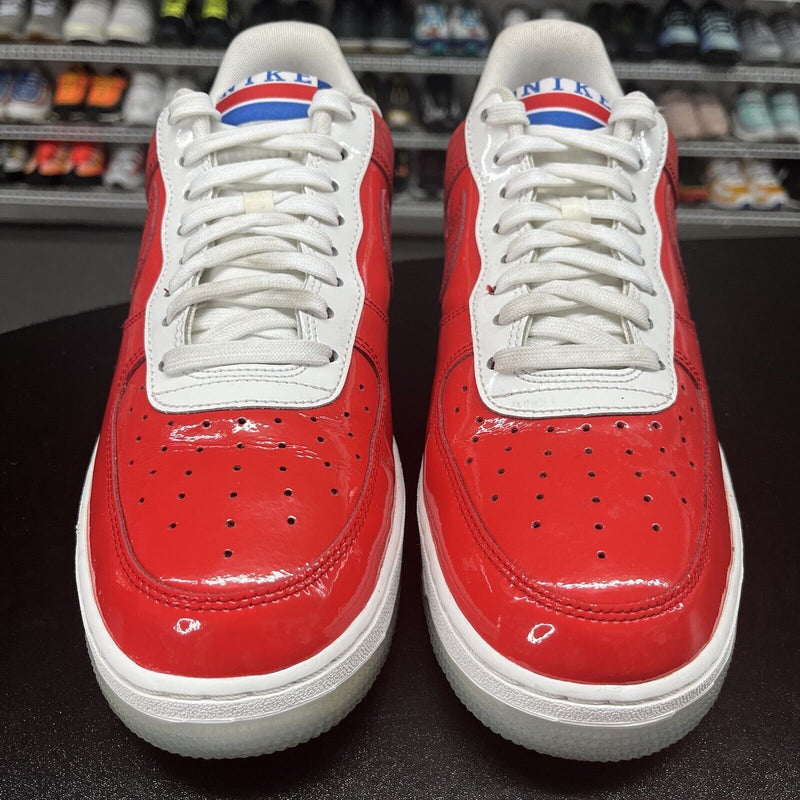 Nike Air Force 1 'Detroit Pistons 89 Champs' Red Sneaker CI9882-600 Size 9.5 - Hype Stew Sneakers Detroit