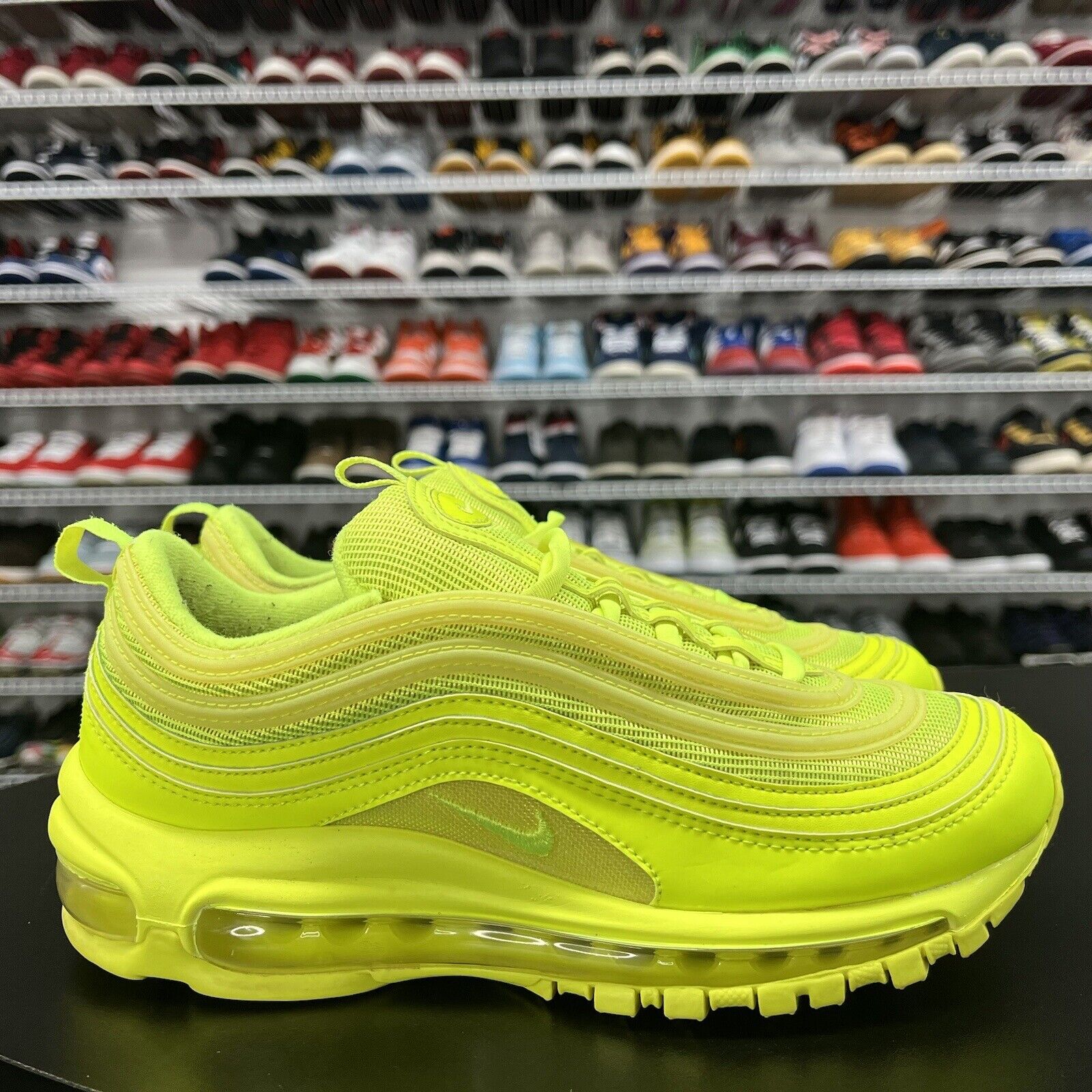 Nike Air Max 97 Triple Volt Women's Green Running Shoes CW7028-700