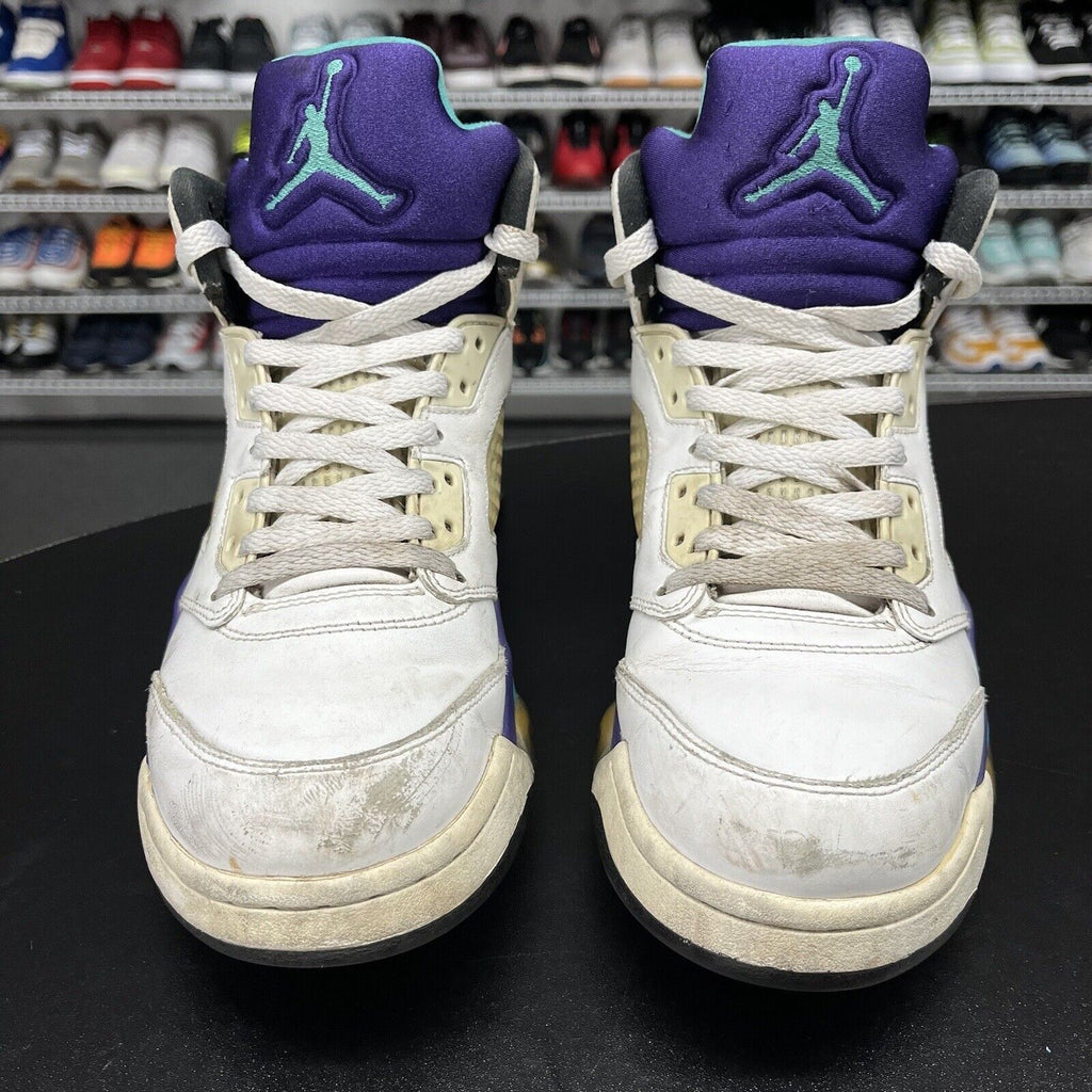 Nike Air Jordan 5 Retro Grape 2013 138027-108 Men's Size 9 No Insole - Hype Stew Sneakers Detroit