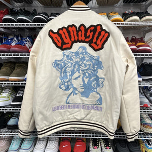 Gala Original Streetwear Letterman Jacket "Dynasty" Ivory Size 3XL - Hype Stew Sneakers Detroit