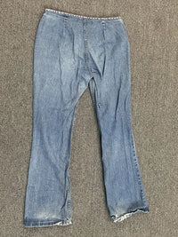 Vintage 90s Ellemenno Low Rise Flared Jeans Sz 9 - Hype Stew Sneakers Detroit