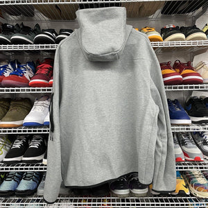 Nike Tech Fleece Hoodie Dark Heather Grey Black Full Zip CU4489-063 Men's 2XL - Hype Stew Sneakers Detroit