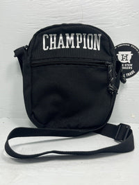 Small Unisex Champion Crossbody Black Shoulder Bag - Hype Stew Sneakers Detroit