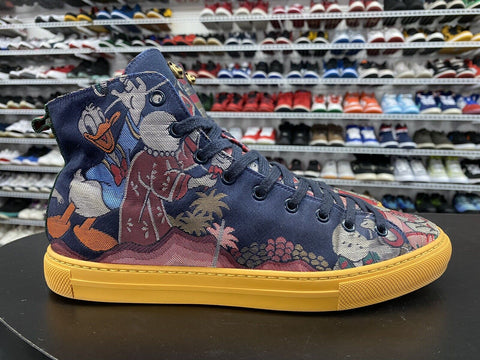 Gucci x Disney Donald Duck Jacquard Sneakers Men's Size 7 UK Size 7.5 US