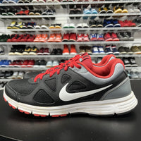 NIKE Revolution Running Shoe 488183-004 Athletic Black Red 2011 Men's Size 12 - Hype Stew Sneakers Detroit