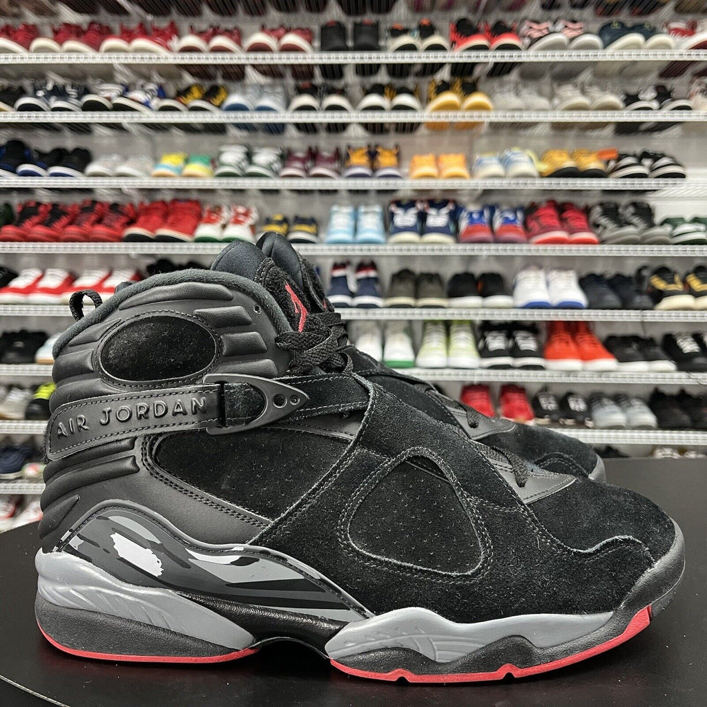 Nike Air Jordan 8 Retro Black Cement 305381-002 Men's Size 12