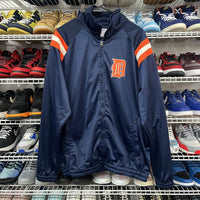 Vtg 2000s Y2K Detroit Tigers Jacket Men's XL Genuine Merch MLB Full Zip Satin - Hype Stew Sneakers Detroit