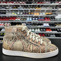 Christian Louboutin Flat Python Sneaker Mens Size US 8 EUR 41