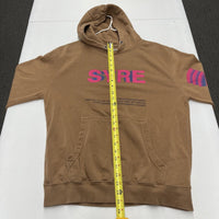 MSFTS REP Jaden Smith SYRE Beautiful Confusion Brown Tour Hoodie Mens Size M