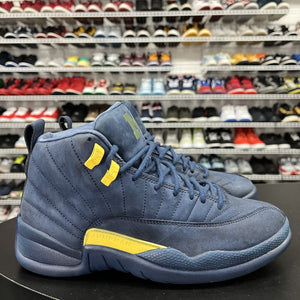 Nike Air Jordan 12 Retro Michigan BQ3180-407 Men's Size 8