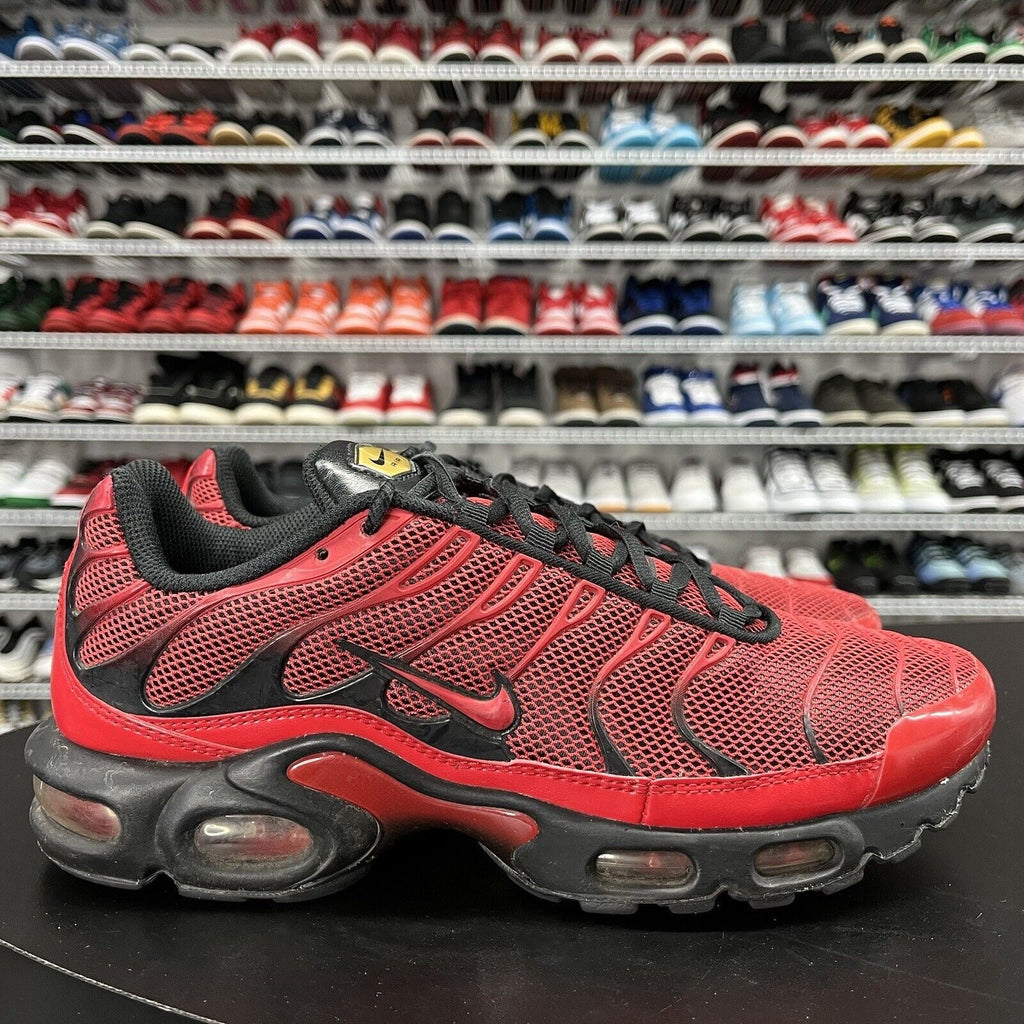 Rare Nike Air Max Plus Running Shoes Diablo Red 604133-660 Men's Size 9.5 - Hype Stew Sneakers Detroit
