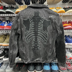 Rare CULT of INDIVIDUALITY Black Denim Bones Pants And Jacket Set Size M/34x33 - Hype Stew Sneakers Detroit
