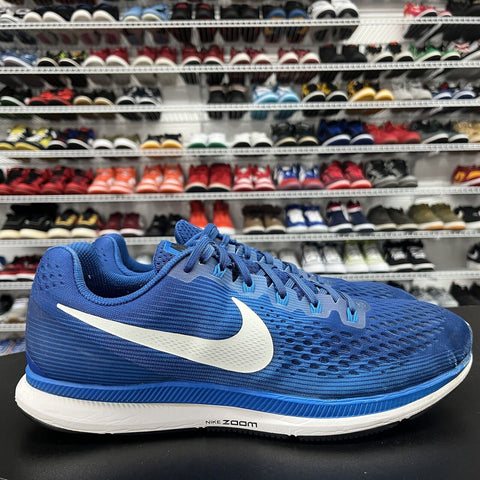 Nike Air Zoom Pegasus 34 'Gym Blue/Nebula' Mesh Shoes  880555-410 Men's Size 12.5