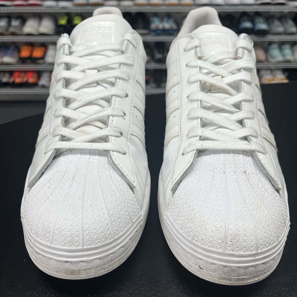 Adidas Superstar Triple White Shell Toe EG4960 Men's Size 13 Missing 1 Insole - Hype Stew Sneakers Detroit