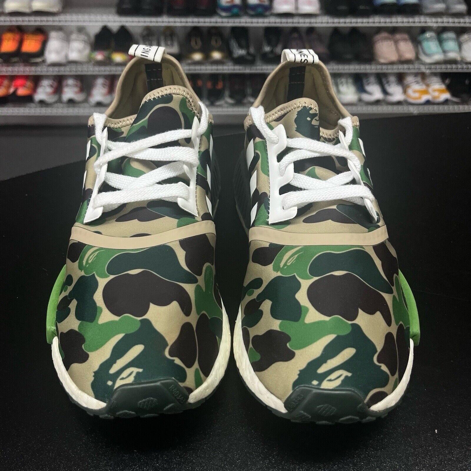 Hype Stew Sneakers Detroit Adidas NMD R1 Bape Olive Camo Camouflage BA7326 2016 Men's Size 6.5 Hype Stew Sneakers Detroit Adidas NMD R1 Bape Olive Camo Camouflage BA7326 2016 Men's Size 6.5