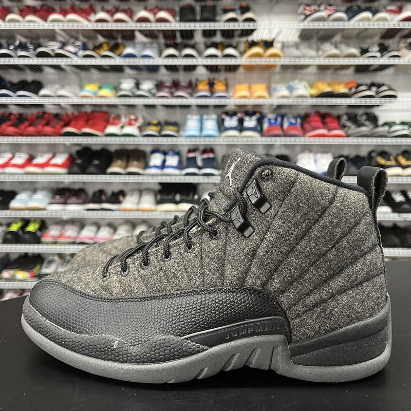 Nike Air Jordan 12 XII Retro Wool Grey 2016 852627-003 Men's Size 7.5