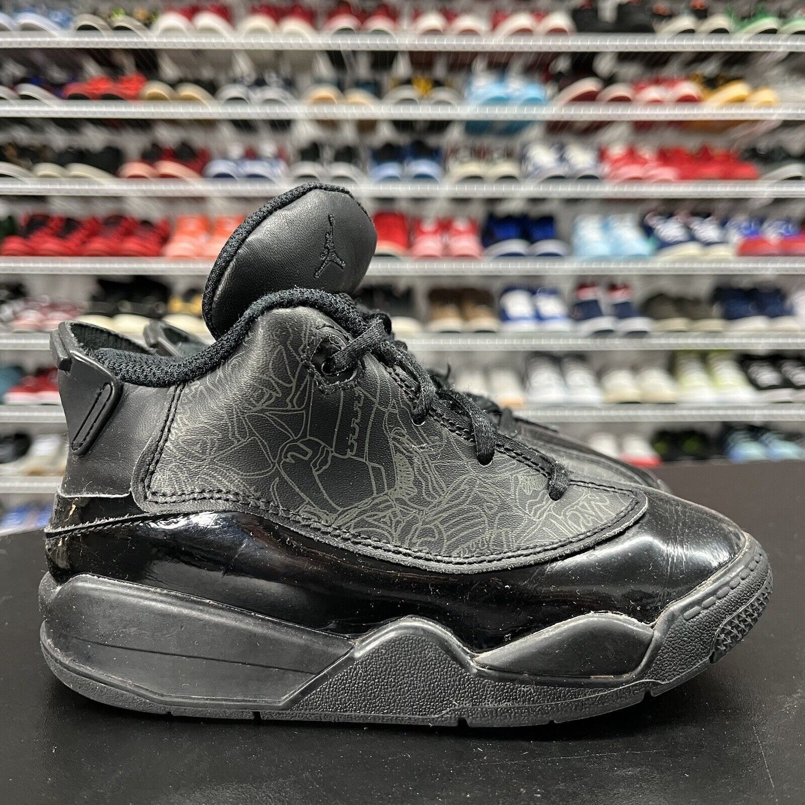 Kids Nike Air Jordan Black Dub Zero 311072-003 Size 10C Hype