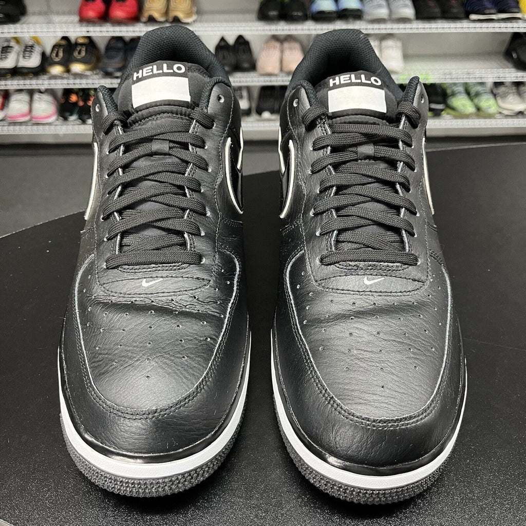 Nike Air Force 1 Low ƒ??07 LX ƒ??Hello Blackƒ?� 2021 CZ0327-001 Men's Size 14 - Hype Stew Sneakers Detroit