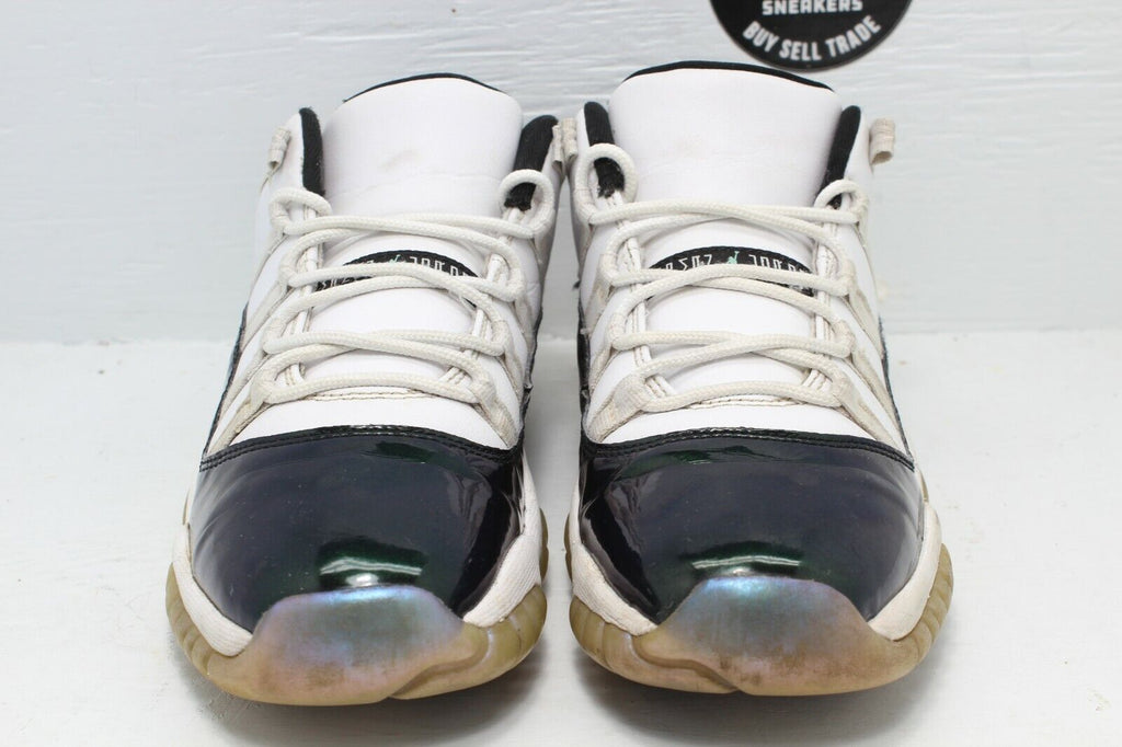 Nike Air Jordan 11 Retro Low Iridescent Emerald GS Size 7Y 528896-145 - Hype Stew Sneakers Detroit