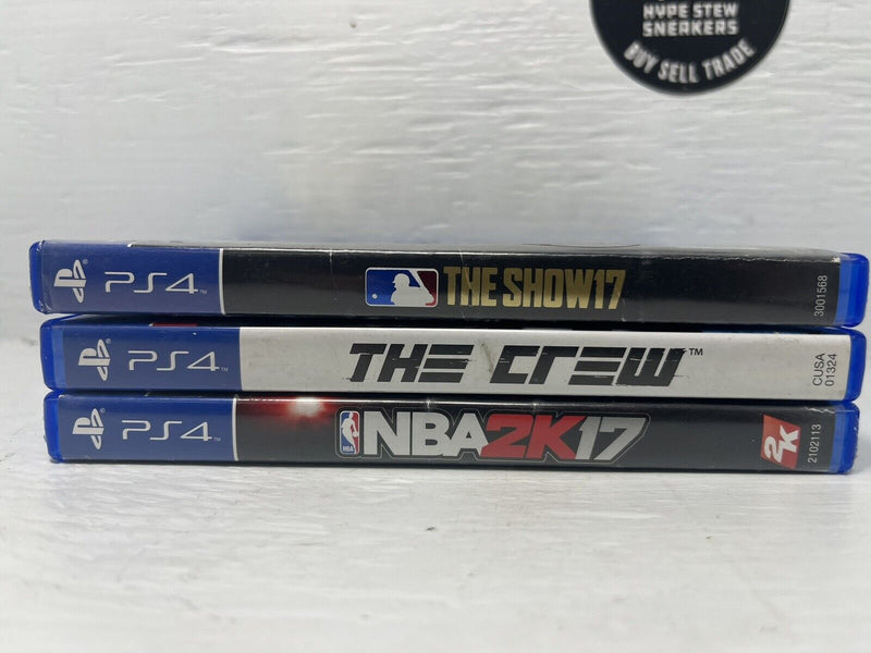 PS4 Game Bundle NBA 2K17, The Crew, And The Show 17 - Hype Stew Sneakers Detroit